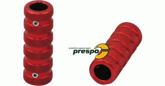Bild 1 - Antislip fr Pedale (Stck)  Farbe: rot eloxiert