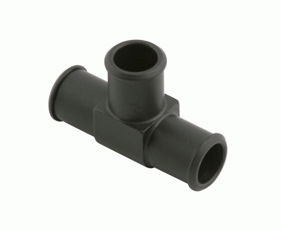 Bild 1 - T-Stck fr Thermostat  schwarz eloxiert