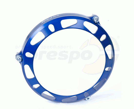 Bild 1 - Bild 36 Abdeckung Kupplung  Aluminium  TM KZ R1   NEW-LINE    Farbe: blau