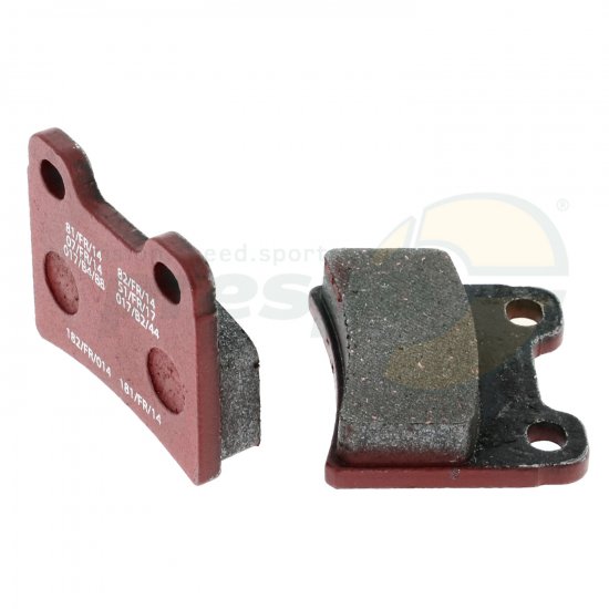 Bild 1 - Bremsbelag (Satz) KR/FA-KART  Typ: KZ-hinten       Ausfhrung: weich