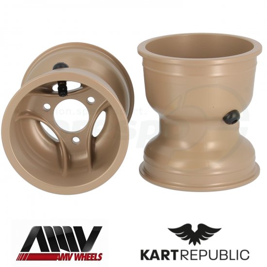 Bild 1 - Felge Magnesium hinten  KR  145mm   Modell: MG-BRONZE   Lochkreis: 58mm