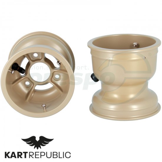 Bild 1 - Felge Magnesium vorne  KR  132mm   Modell: MG-BRONZE   Lochkreis: 69mm