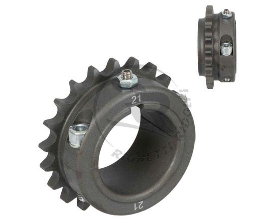 Bild 1 - Kettenrad  Aluminium-ergal  RR-HQ  Typ 428   50 mm   Z 21