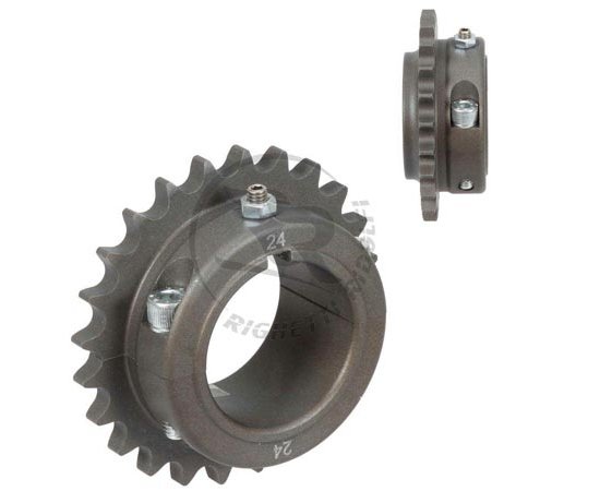 Bild 1 - Kettenrad  Aluminium-ergal  RR-HQ  Typ 428   50 mm   Z 24