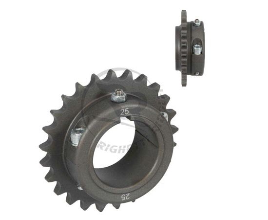 Bild 1 - Kettenrad  Aluminium-ergal  RR-HQ  Typ 428   50 mm   Z 25