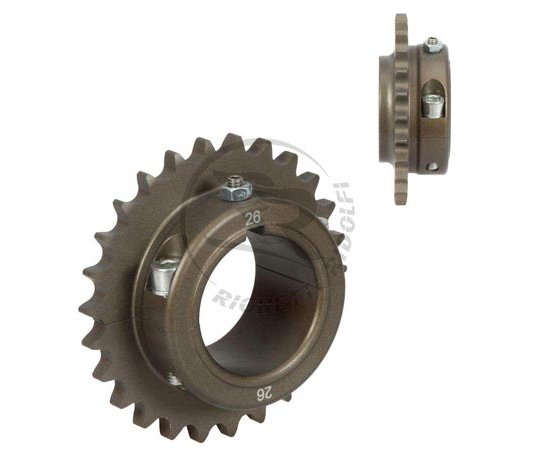 Bild 1 - Kettenrad  Aluminium-ergal  RR-HQ  Typ 428   50 mm   Z 26