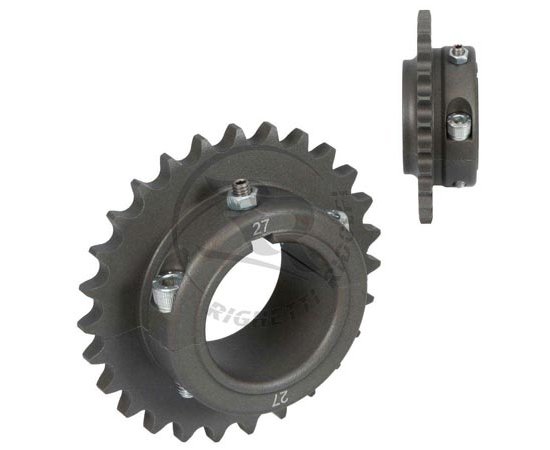 Bild 1 - Kettenrad  Aluminium-ergal  RR-HQ  Typ 428   50 mm   Z 27