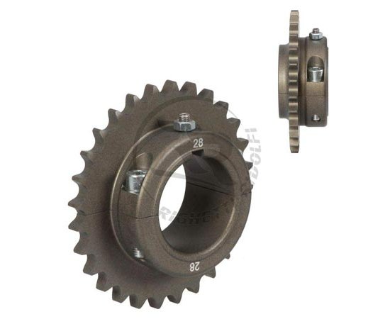 Bild 1 - Kettenrad  Aluminium-ergal  RR-HQ  Typ 428   50 mm   Z 28