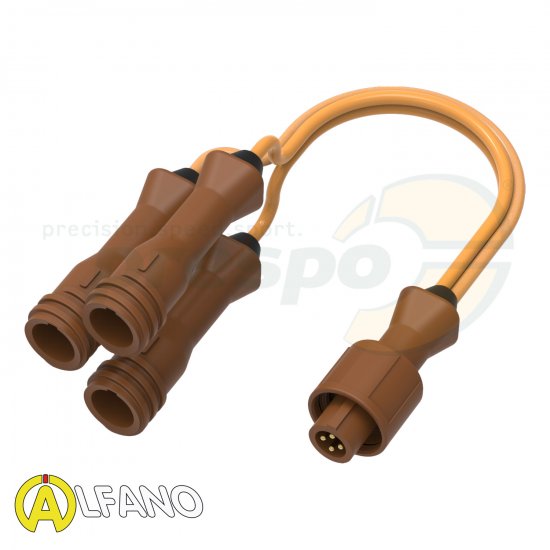 Bild 1 - Verlngerungskabel Alfano HUB-Kabel (Lenkwinkel +  Pedale)