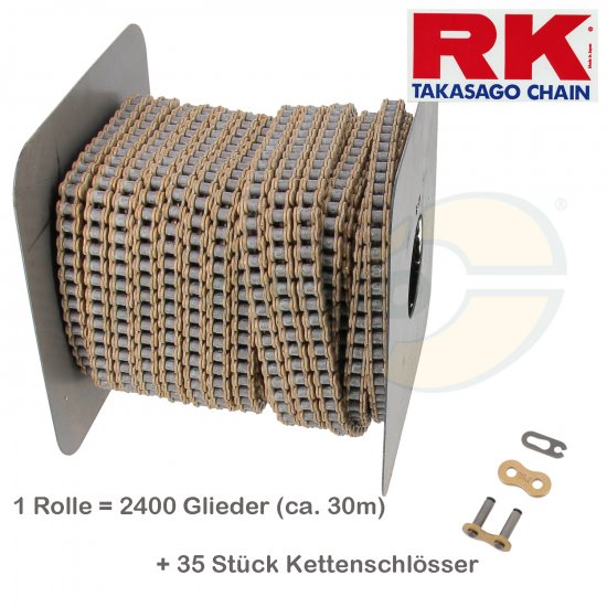Bild 1 - Kette RK Typ: 428 GB428MXZ1  komplette Rolle 