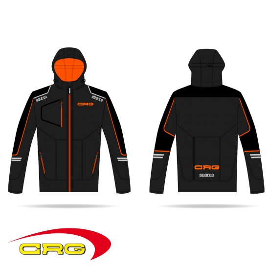Bild 1 - Soft Shell Jacke  CRG-SPARCO  2024  Farbe: schwarz 