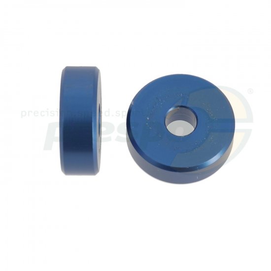 Bild 1 - U-Scheibe Aluminium  : 30mm  Dicke: 10mm   blau eloxiert