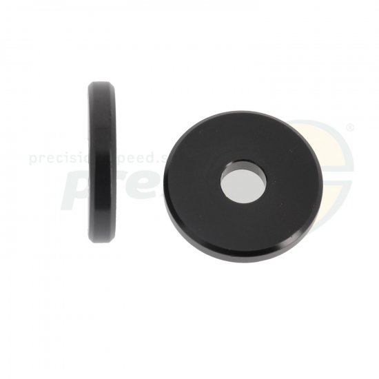 Bild 1 - U-Scheibe Aluminium  : 30mm  Dicke: 5mm   schwarz eloxiert