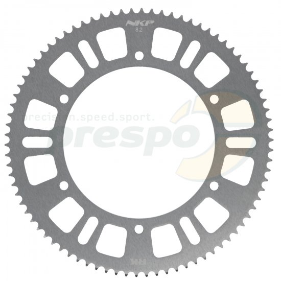 Bild 1 - Kettenrad Aluminium HQ  Typ 219   Z 82          Farbe: matt-silber eloxiert