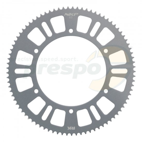 Bild 1 - Kettenrad Aluminium HQ  Typ 219   Z 85          Farbe: matt-silber eloxiert