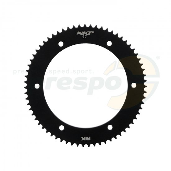 Bild 1 - Kettenrad Aluminium HQ  Typ 219   Z 67         Farbe: schwarz eloxiert