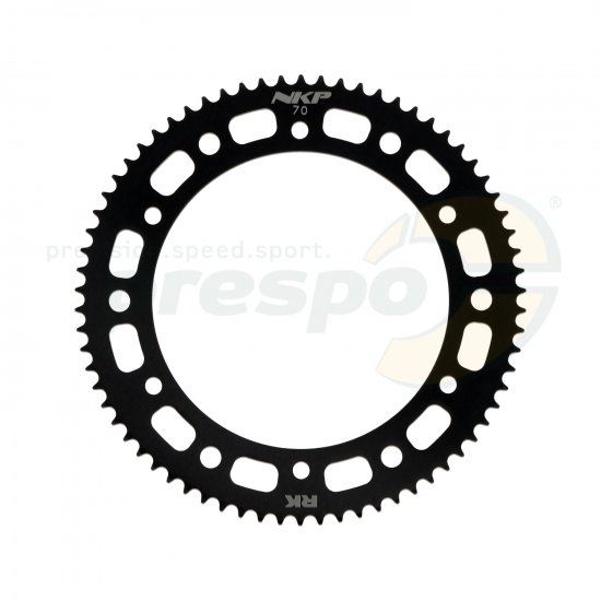 Bild 1 - Kettenrad Aluminium HQ  Typ 219   Z 70          Farbe: schwarz eloxiert