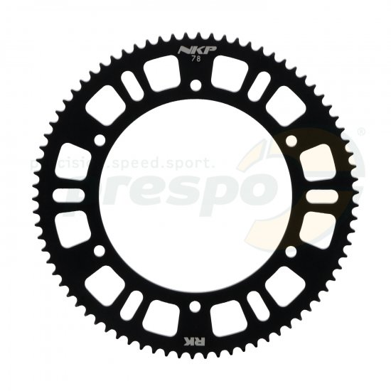 Bild 1 - Kettenrad Aluminium HQ  Typ 219   Z 78          Farbe: schwarz eloxiert