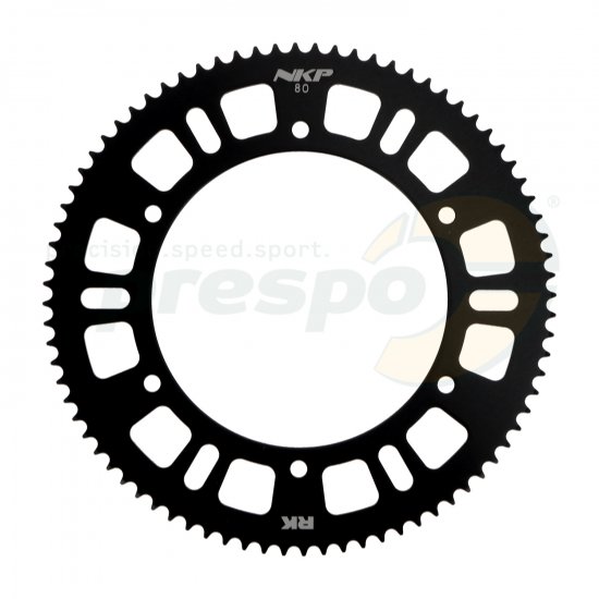 Bild 1 - Kettenrad Aluminium HQ  Typ 219   Z 80          Farbe: schwarz eloxiert