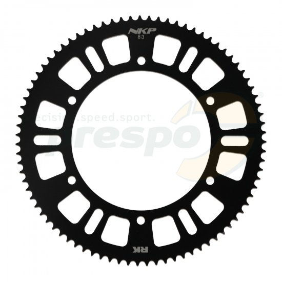 Bild 1 - Kettenrad Aluminium HQ  Typ 219   Z 83          Farbe: schwarz eloxiert