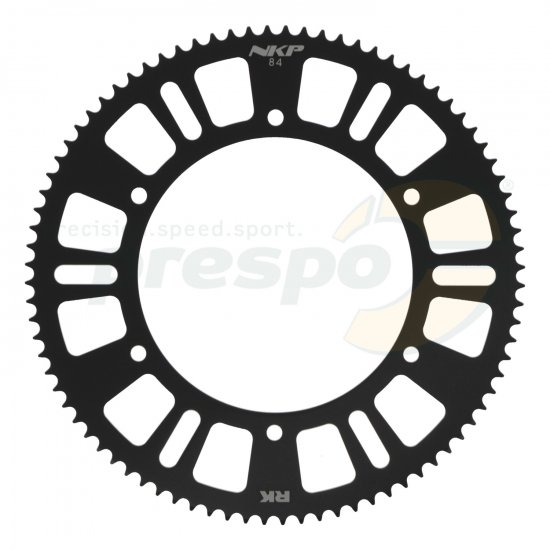 Bild 1 - Kettenrad Aluminium HQ  Typ 219   Z 84          Farbe: schwarz eloxiert