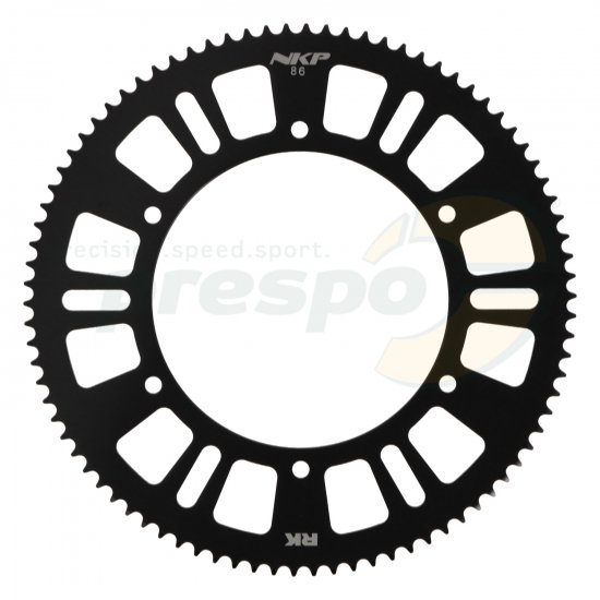 Bild 1 - Kettenrad Aluminium HQ  Typ 219   Z 86          Farbe: schwarz eloxiert