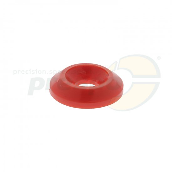 Bild 1 - U-Scheibe Kunststoff fr SK-Schraube M5   17x5mm  Farbe: rot