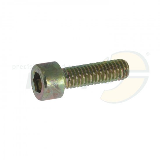 Bild 1 - ZK-Schraube gold  Innensechskant  M 6 x 20 mm  Stahl 8.8
