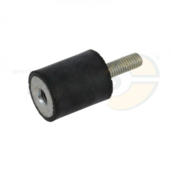 Bild 1 - Silentblock Dimension: 20x25mm    Gewinde: 1 x M6 Lnge: 18mm + 1 x M 6 Innengew