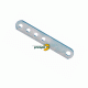 Montageplatte  fr Halter Ansauggeruschdmpfer RR   gerade