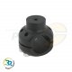Rohrklemme Aluminium     28mm   Farbe: schwarz eloxiert