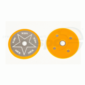 U-Scheibe Stahl  NEK      : 53mm     orange-gummiert