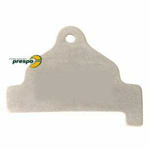 Distanzblech  Dicke: 1,0mm    (4-Kolben Bremssattel hinten)