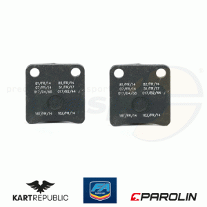 Bremsbelag (Satz) KR/FA-KART  Typ: KZ vorne, MINI       Ausfhrung: schwarz
