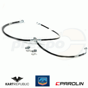 Bremsleitung  KR/FA-KART   Typ: KZ-vorne    System: PAROLIN  inkl. Hohlschrauben