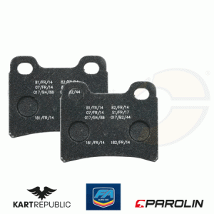 Bremsbelag (Satz) KR/FA-KART  Typ: KZ-hinten       Ausfhrung: schwarz