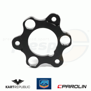 Adapter fr Bremsscheibe KR/FA-KART      Dimension Scheibe: 180x17mm      