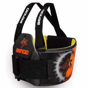 Rippenschutz BUMPER Modell: AB7 Farbe: schwarz/orange