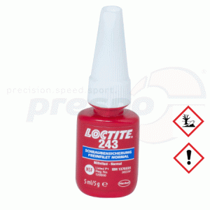 Loctite 243  Schraubensicherung: mittelfest    Inhalt: 5ml
