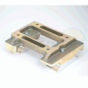  Motorbock Magnesium einteilig light  32 x 90mm  komplett mit Bohrungen IAME  flach 0