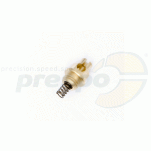 Bild 16a/b Gaszugbefestigung  Dellorto VHSH 30  (mit Druckfeder)
