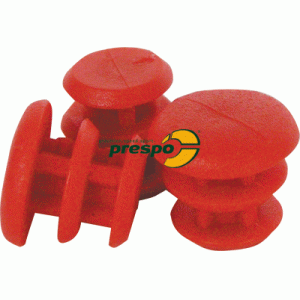 Verschlustopfen fr Pedale  rot  (12mm)