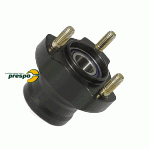 Aufnahme  Aluminium ECO-Line   17mm  Lnge: 50mm   schwarz eloxiert