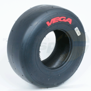 Reifen Vega   M1  ''CIK-Mini''      Dimension: 10x4.00-5   Kennzeichnung: rot