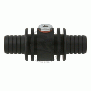 T-Stck fr Wassersonde  schwarz eloxiert