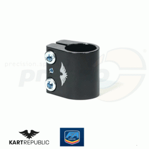 Klemme Stabilisator       KR/FA-KART  schwarz eloxiert