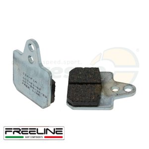 Bild 09 Bremsbelag (Satz) FREE-LINE   RR-125    40x38mm    Farbe:  silber