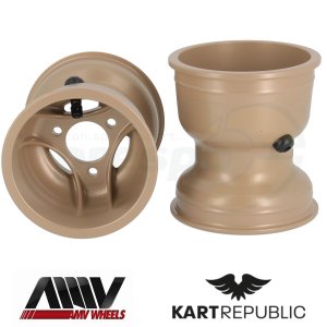 Felge Magnesium hinten  KR  145mm   Modell: MG-BRONZE   Lochkreis: 58mm