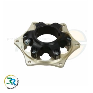 Kettenblattaufnahme Floating  50mm   magnesium/ schwarz eloxiert