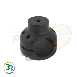 Rohrklemme Aluminium     28mm   Farbe: schwarz eloxiert